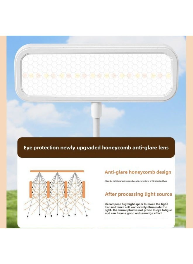 Generic - Rechargeable Led Clip-on Adjustable Eye Protection Desk Lamp Bedroom Work Lamp Reading Study Desk Lamp Dormitory College Student Lamp-Color:Luxurious 99000 Dimming And Color Adjustment + Super Long Battery Life - National Aa Grade - High Efficiency Eye Protection - Image 1