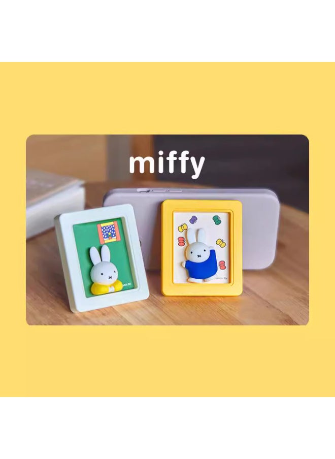Generic - Genuine Miffy Photo Frame Bracket Series Blind Box Trendy Play Hand-held Peripheral Desktop Ornaments-Color:Miffy Tulip Series Blind Box [please Take 6 Pieces Of The End Box] - Image 1