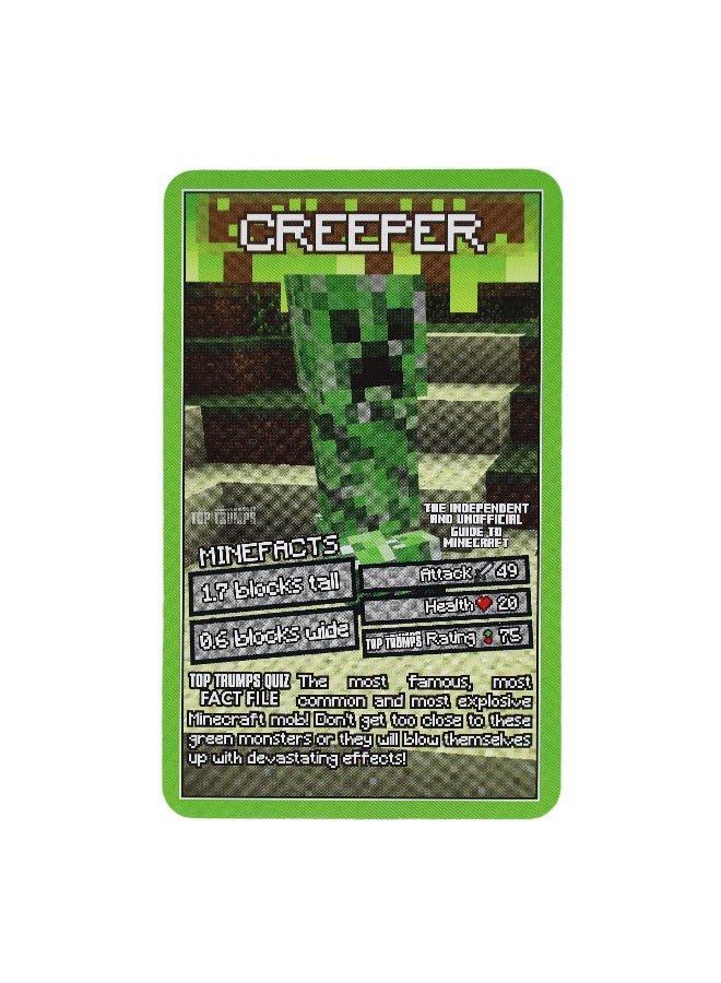 Winning Moves Top Trumps Minecraft-Themed The Independent & Unofficial Guide to Minecraft - Image 5