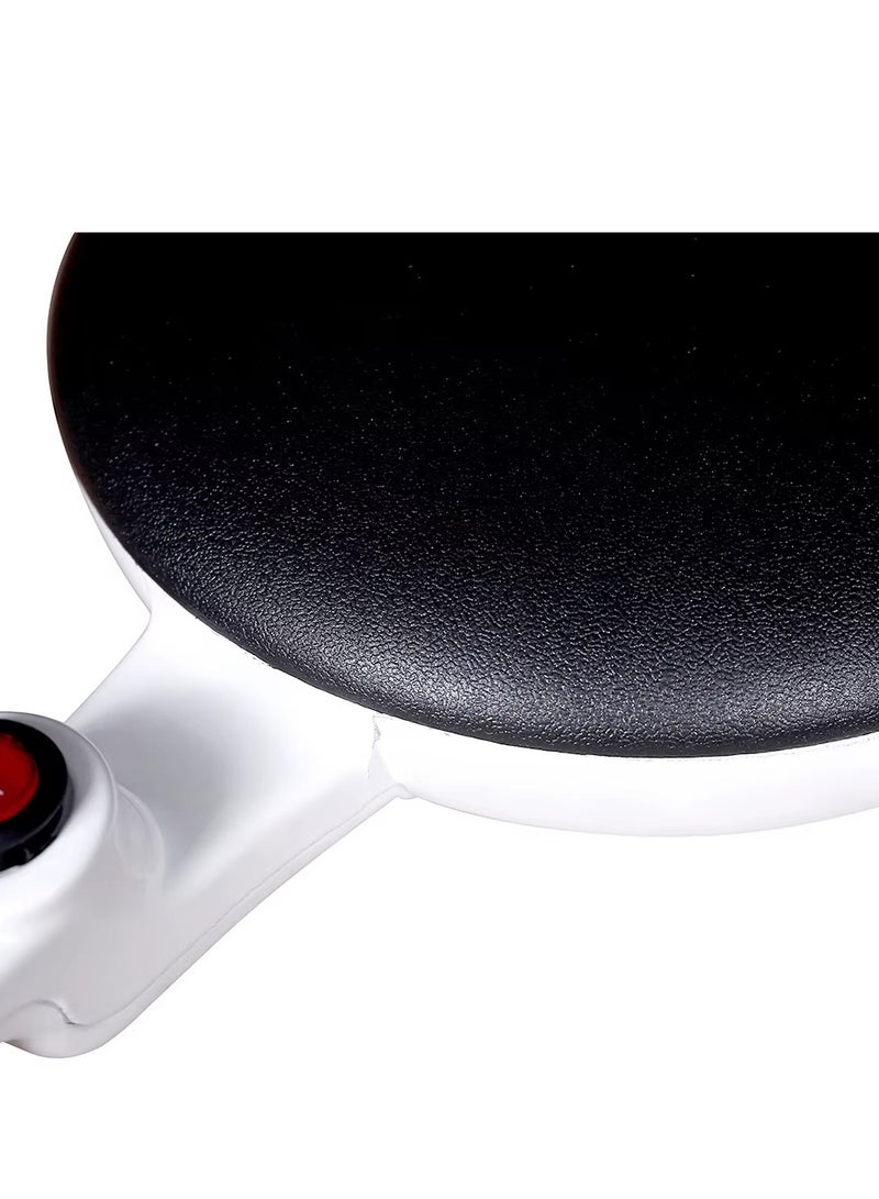 Portable Electric Non-Stick Crepe Maker - Fast Home Pancake and Tortilla Maker - Easy to Use and Clean - Perfect for Breakfast, Desserts, and Snacks - Image 3
