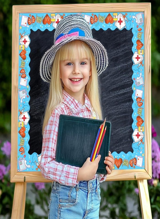 AWEELON 65Feet Healthcare Workers Nurse Bulletin Board Borders Roll for Doctor Appreciation Week Nurse Day Party Decoration Medical Nursing Nurse Graduation School Classroom Hospital Bulletin Board Décor（B） - Image 3