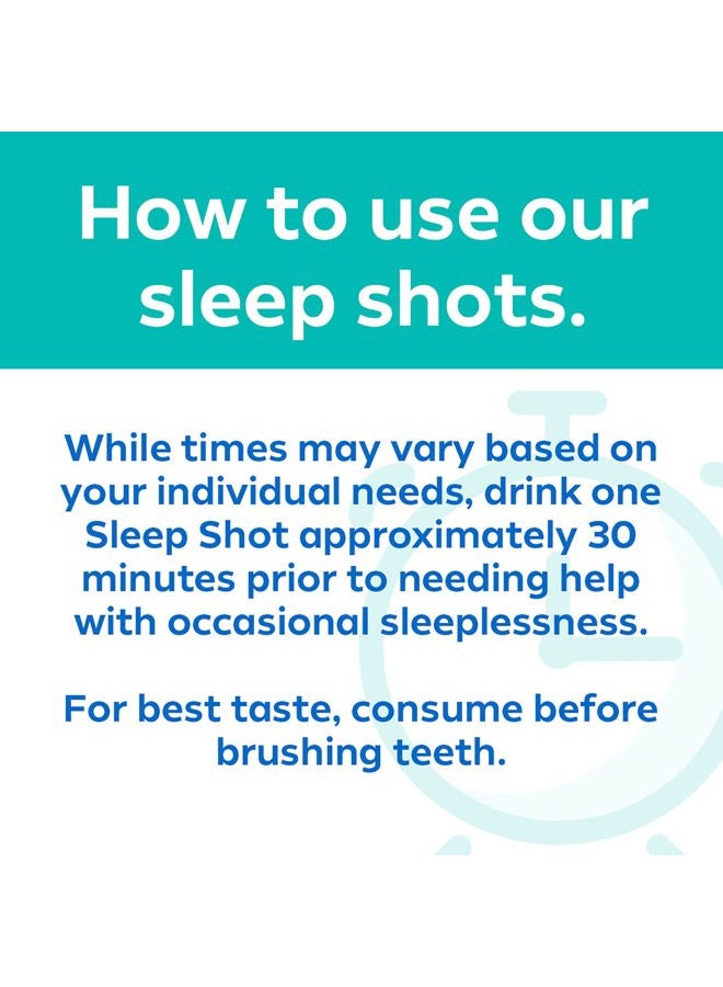 Dream Water Beauty Sleep Aid Drink Supplement; Melatonin 5mg, GABA, 5-HTP, Plus Biotin for Healthy Skin, Hair and Nails; 2.5 oz Liquid Sleep Shots, Zen Tonic 24-Count - Image 4
