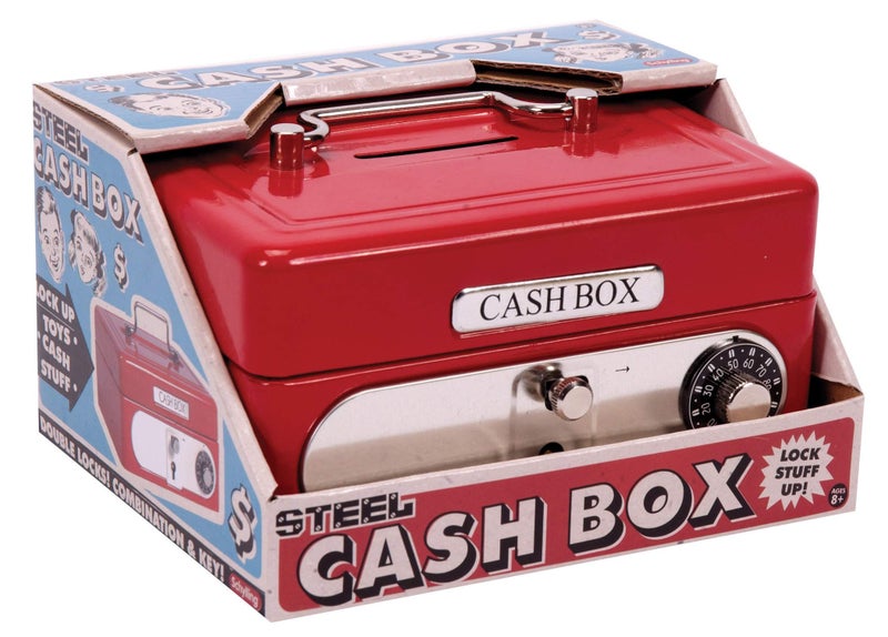 Schylling Locking Cash Box Red, 1 EA - Image 3