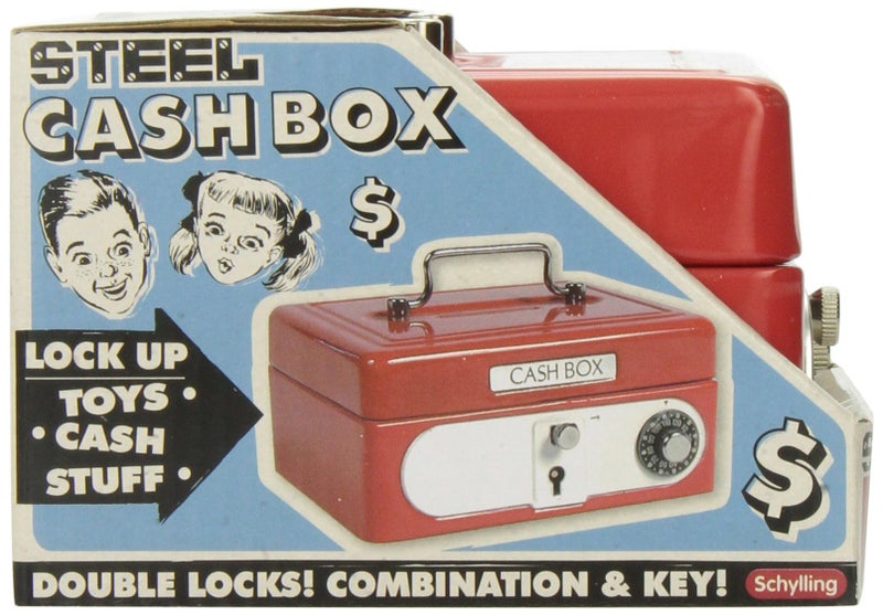 Schylling Locking Cash Box Red, 1 EA - Image 4