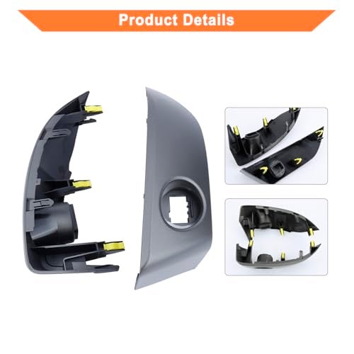 YOUYIEN Central Dashboard Cover Strip Trim(1 Pair).Fit for Toyota RAV4 Base Limited EV Sport 2006-2012 Select Models.Center Instrument Cluster Panel Trim .Replaces Part # 55413-42070-B0 55412-42060-B0. - Image 5