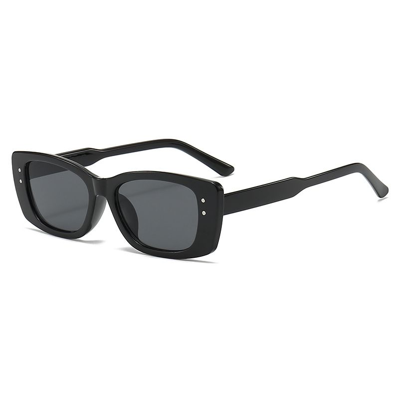 Polygon Cat Eye Sunglasses With Diamonds For Men Women - Image 1