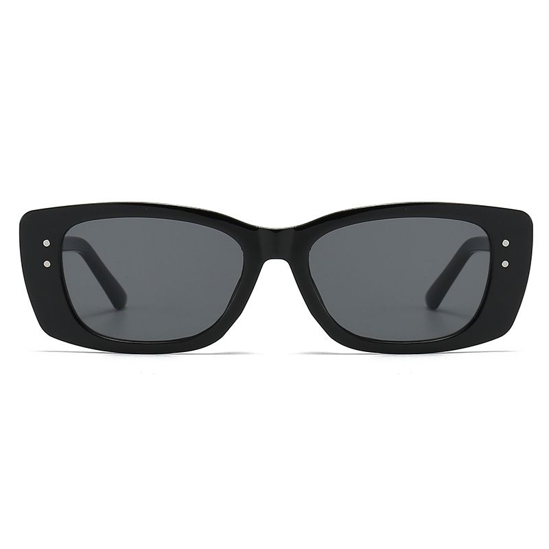 Polygon Cat Eye Sunglasses With Diamonds For Men Women - Image 4