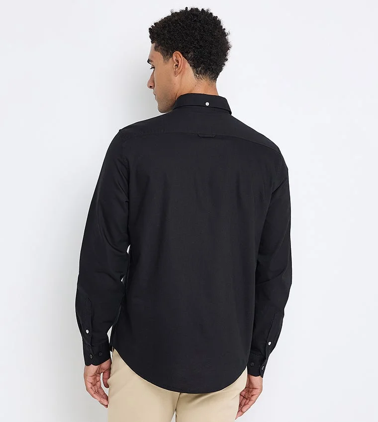 Ben Sherman  Ben Sherman Men's Long Sleeve Solid Shirts for Men | Best Price UAE