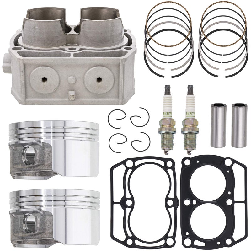 NICHE Cylinder Piston Gasket Kit for Polaris Ranger Crew and RZR 800 Sportsman