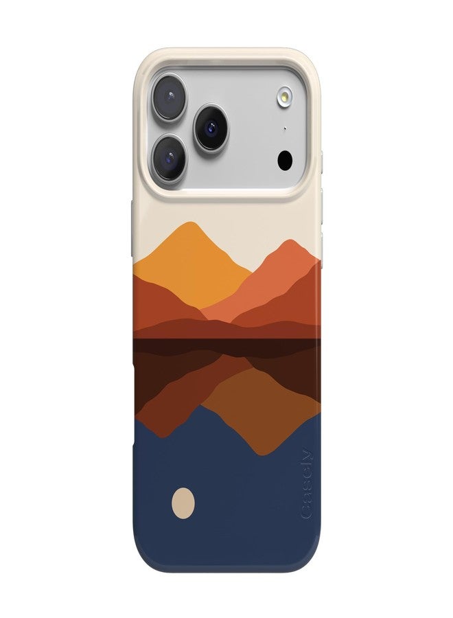 Casely Alex Case | Opposites Attract | Day & Night Colorblock Mountains | Compatible with MagSafe | Classic Ultra Slim Design - Image 1