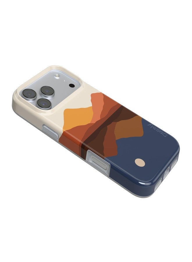 Casely Alex Case | Opposites Attract | Day & Night Colorblock Mountains | Compatible with MagSafe | Classic Ultra Slim Design - Image 3