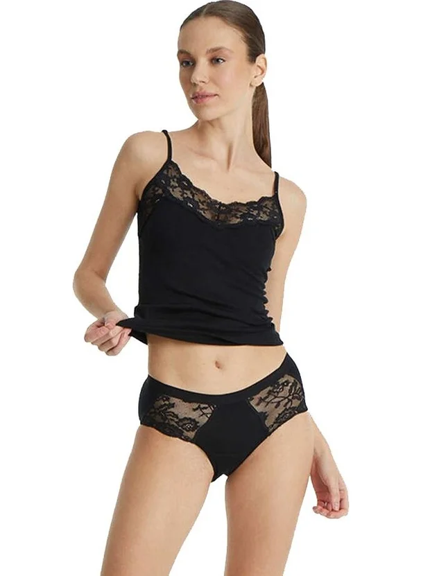 بلاك سباد Women's Slip Panties Lacy Private 1311
