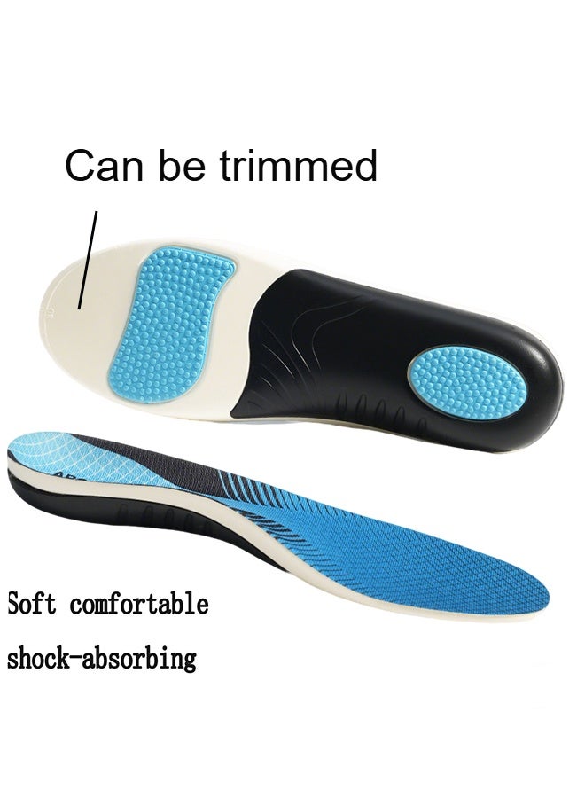 Happy D Heavy-duty orthopedic insoles for flat feet, breathable and comfortable flat foot insoles, arch support to relieve foot pain (Size M, can be trimmed for men's shoes 10.5-11.5 / women's shoes 12-13) - Image 5