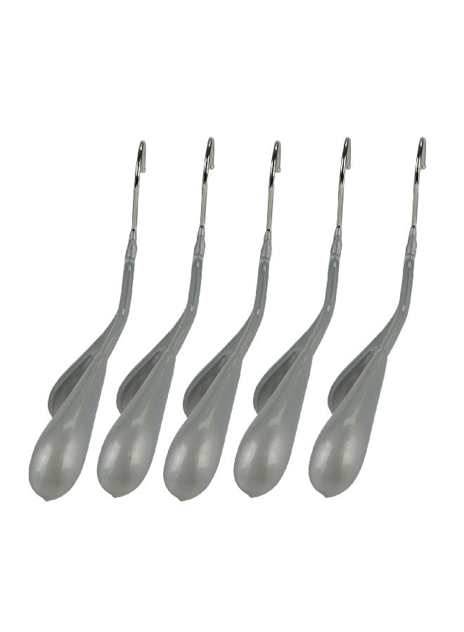 موا 04421 15 001 بودي فورم سيريس شمّاعة ملابس عريضة بخطاف دوار فضي 9 × 3 × 18.25 بوصة - Image 2