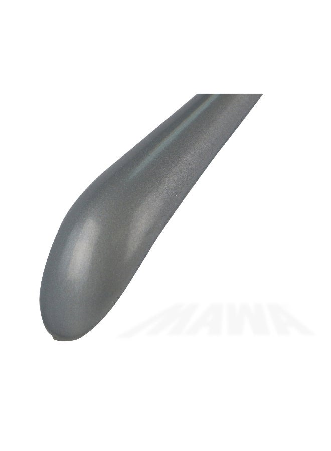 موا 04421 15 001 بودي فورم سيريس شمّاعة ملابس عريضة بخطاف دوار فضي 9 × 3 × 18.25 بوصة - Image 3