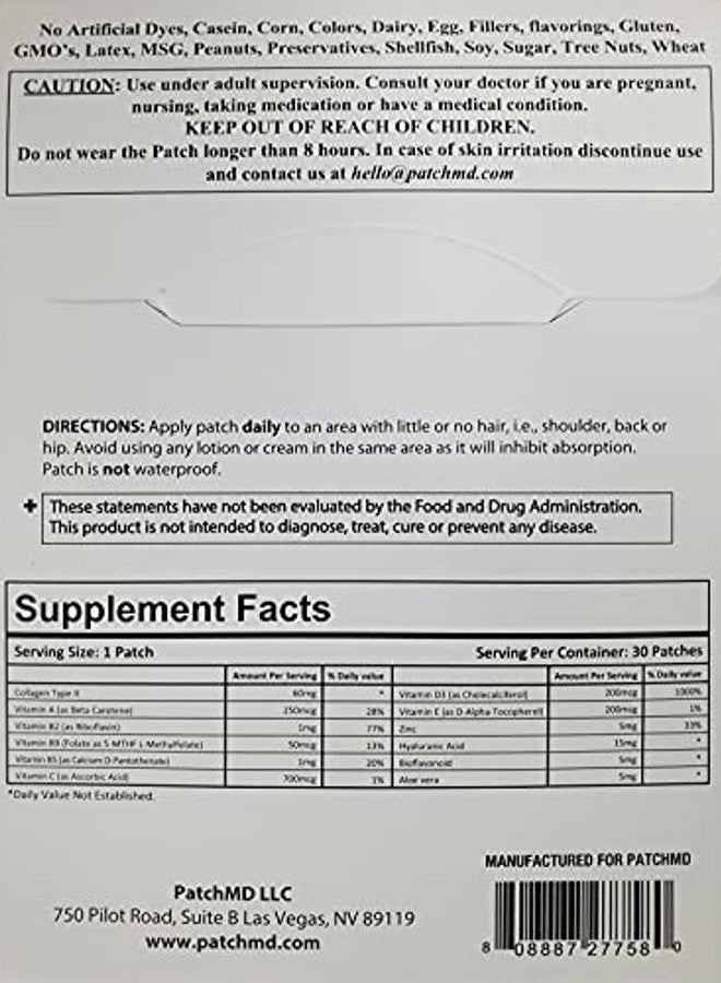 PatchMD Collagen Plus Topical Patch - 30 Days Supply  - Image 3