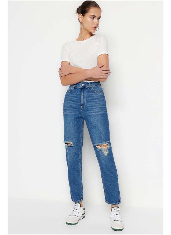 trendyol - Jeans - Blue - Mom - Image 1