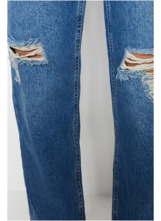 trendyol - Jeans - Blue - Mom - Image 1