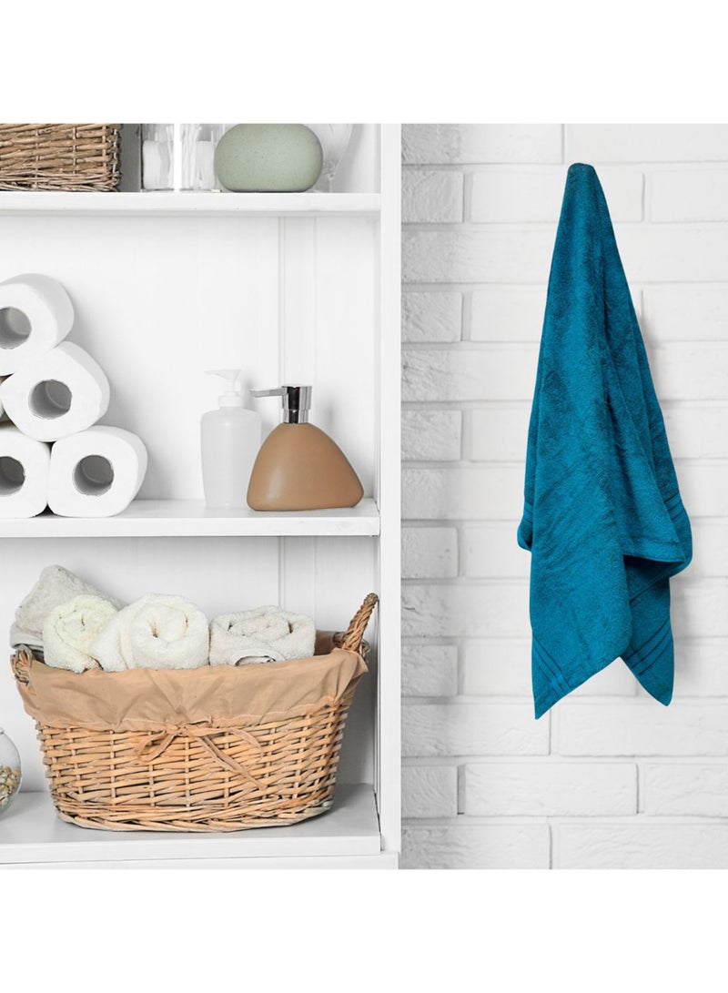 كاسينو Kassino Jumbo Hand Towel (6 Pack, 45x70 cm) - 580 GSM Large Hand Towels,100% Combed Cotton, Soft & Quick-Dry Towels, Highly Absorbent, Double Stitched Hotel Quality Towels | Petrol - Image 4