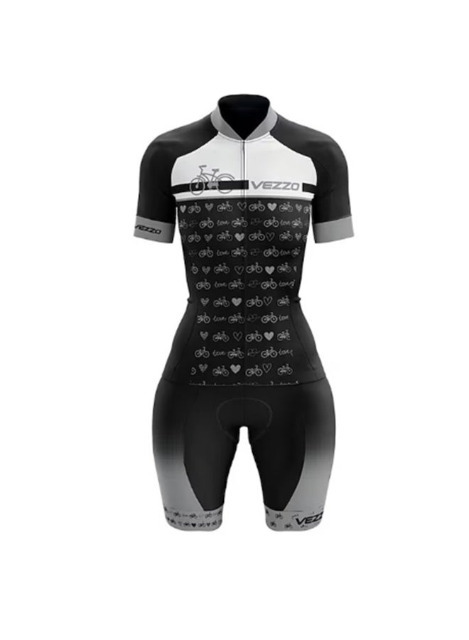 KUYING GR New Summer Outdoor Sunscreen Moisture Absorption Quick Drying Bicycle Women's Cycling Clothing Set  - Image 1