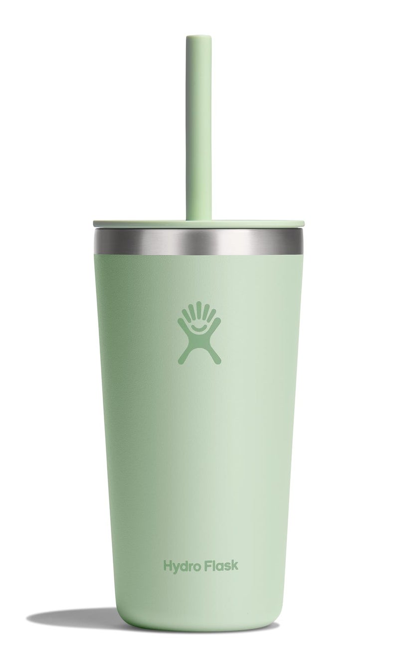 Hydro Flask 20 Oz All Around Tumbler Straw Lid Aloe - Image 1