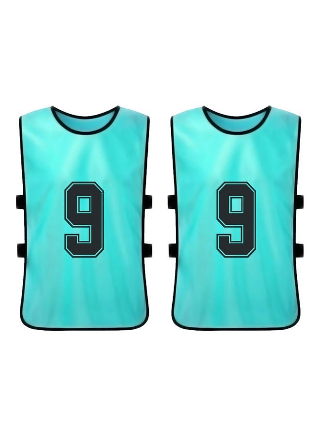 NIBEMINENT 12-Piece Children's Double-Sided Printing Number 1-12 Team Vest - Image 2