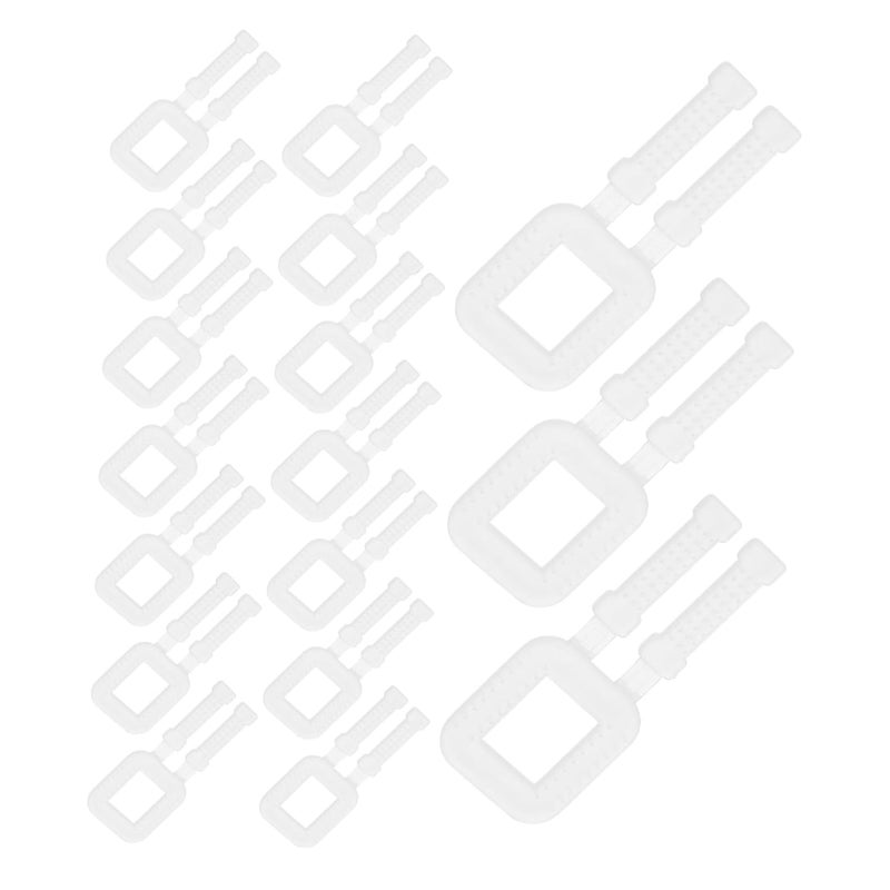 PartyKindom 100pcs PP Material Slip Packing Buckles Replacement for Corrugated Box Handles - Image 1