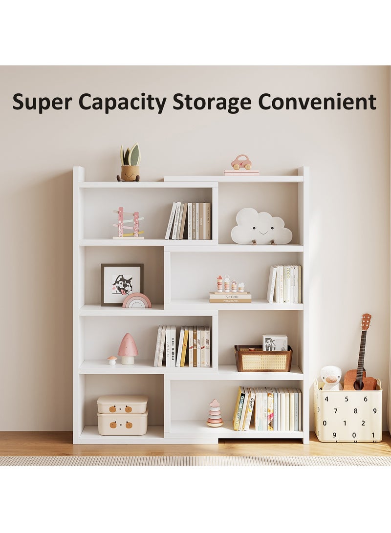 YY-ريشير رفوف كتب مفتوحة متعددة الطبقات قابلة للتوسع ، رفوف عرض الزاوية المستقلة ، توفير المساحة الرف الأرضي للمكتب ، غرفة المعيشة المنزلية وغرفة النوم - Image 3