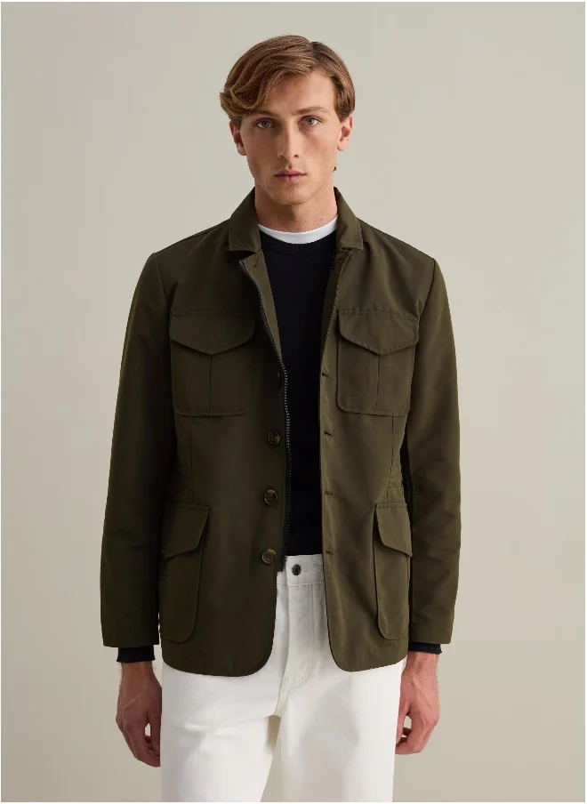 Ovs Safari jacket with collar