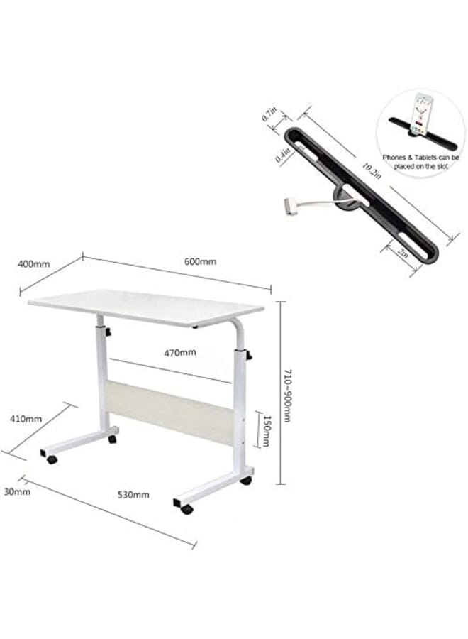 Generic White Maple Writing Computer Desk Study Desk Laptop Table For Home Office White Maple 60 * 40Cm  - Image 2