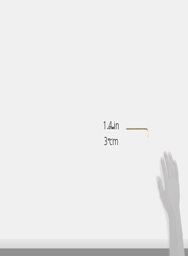 Bondhus 37910 3/16" GoldGuard Plated Ball End L-Wrench, Multi, One Size - Image 3