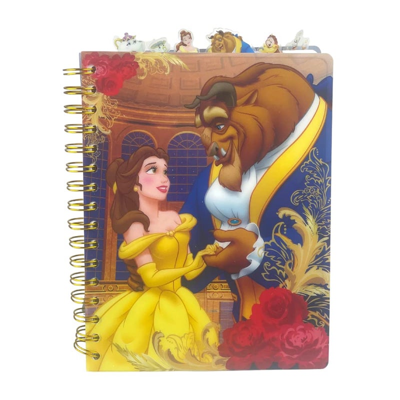 Innovative Designs Disney Beauty and The Beast Journal Notebook Spiral Bound 144 Lined Pages 8 x 7 inches - Image 2
