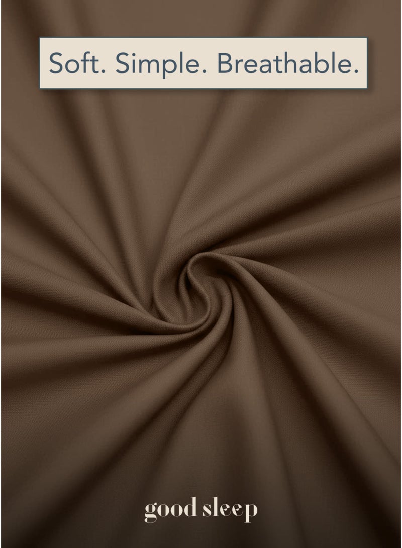 نوم جيد طقم لحاف فاخر مزدوج الألوان – 6 قطع بحجم كينغ (220×240 سم) | ألوان متعاكسة ناعمة ومقاومة للتجاعيد | صناعة دبي | يشمل غطاء لحاف بسحّاب، ملاءة مطاطية و 4 أغطية وسادة - Image 3