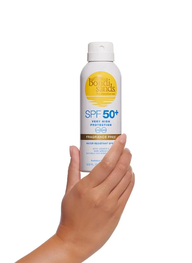BONDI SANDS Bondi Sands Spf 50+ Aerosol Mist Spray Fragrance Free 160G