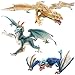 Fistone Western Dragon Toy Set 3 PCS Realistic Battle Dragon Lion Dragon Demon Dragon Figurines Creature Dragon Playset for Kids Dragon Toy Action Figure for Kids Ages 3 - Image 2