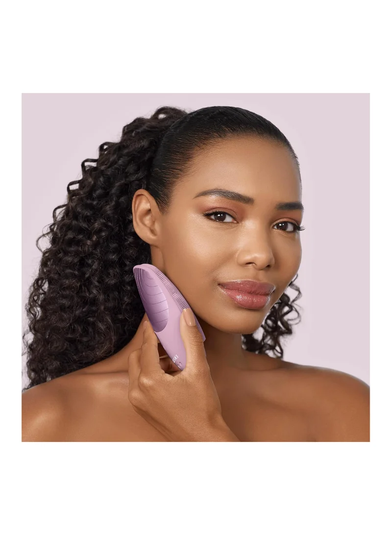GESKE SmartAppGuided Sonic Thermo Facial Brush | 6 in 1 | Skin Cleansing | Cleansing Brush with Thermal Function | Facial Massager | Electric Facial Brush | Facial Cleansing Device - Pink