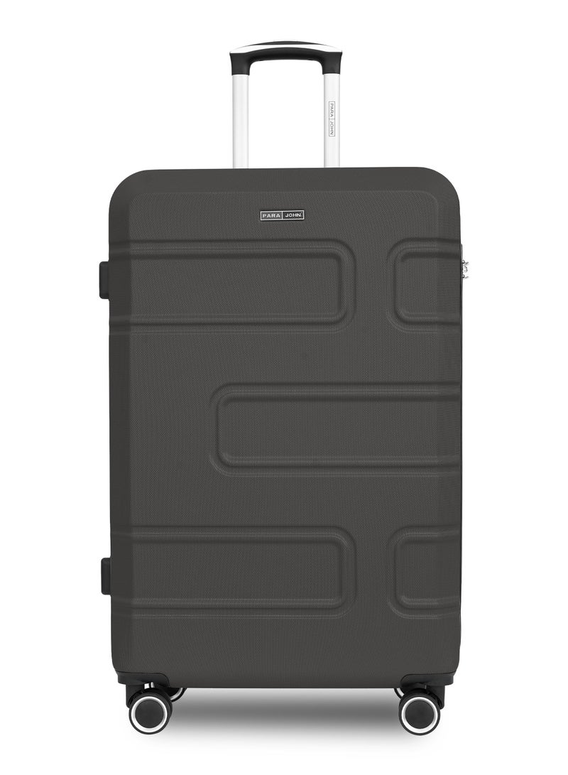 PARAJOHN Large Size Lightweigh ABS Hardside Spinner Luggage Trolley -28 Inch | Carrying 30KG 4-Wheel Hardshell Suitcase-Grey - Image 1