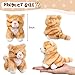 Sumind 8 Pcs Cat Stuffed Animals Bulk Plush Pets 5 Inch Cute Assorted Plush Cats Horse for Birthday Halloween Christmas Party Favors FavorsLong Hair Cat - Image 4