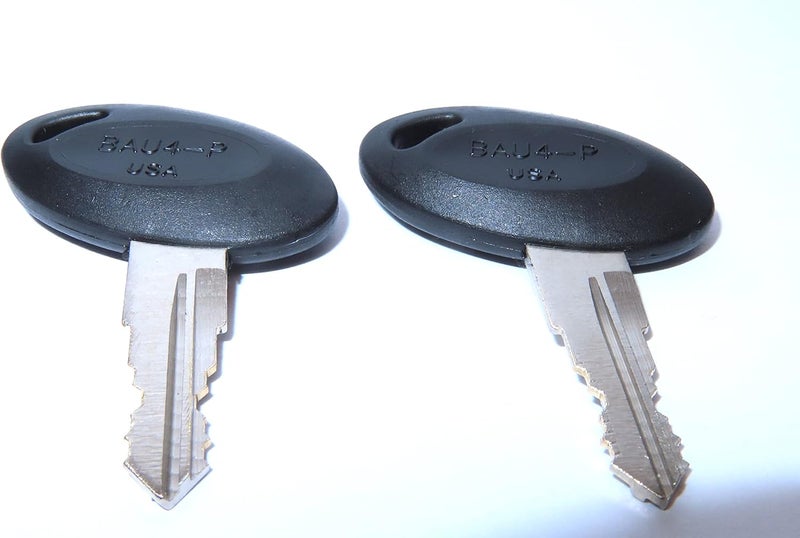 Ilco Bauer Camper RV Keys Cut to Your Number from 301 to 330 - Two Working Trailer Keys (319) - Image 2