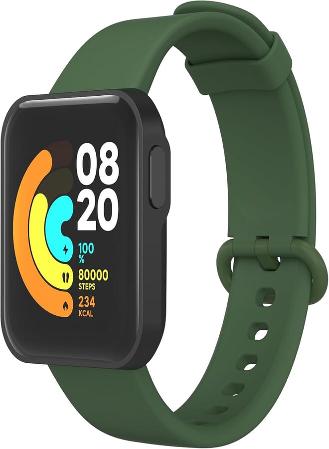 Demark Compatible with Xiaomi Mi Watch Lite/Redmi Watch Bracelet, Soft Silicone Replacement Sport Strap for Xiaomi Mi Watch Lite