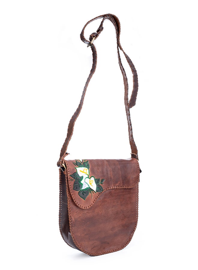 Sheer Fashionable Leather Crossbody Bag - Image 3