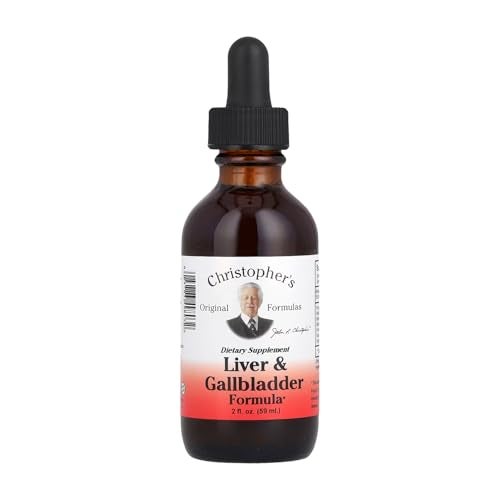 Christophers Original Formulas Liver Gallbladder Formula Herbal Supplement for Detox Digestive Support 2 fl oz