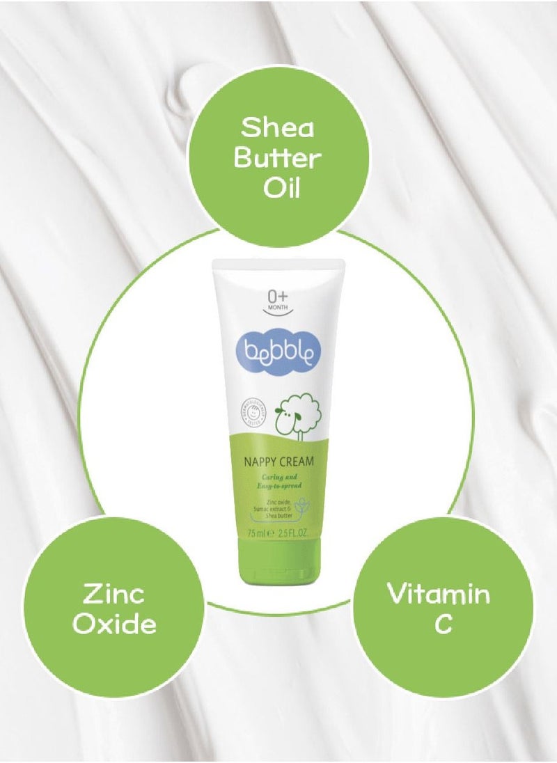 bebble - Baby Daiper Nappy Cream Ointment | Prevent Rashes and inflammation on Skin | 75ml - Image 1