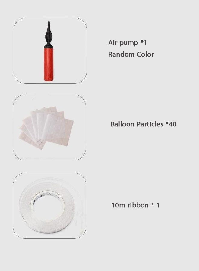 سوفي مجموعة ديكورات بالونات عيد ميلاد أنيقة باللون الذهبي الوردي - مجموعة حفلات كاملة مكونة من 29 قطعة مع أدوات إضافية - Image 2