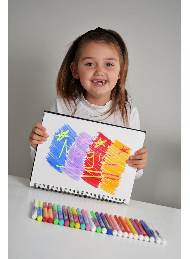 Marvin's Magic - Original x 25 Amazing Magic Marker Pens - Color Changing Magic Pen Art - Create 3D Lettering or Write Secret Messages - Includes 25 Magic Pens - Image 4