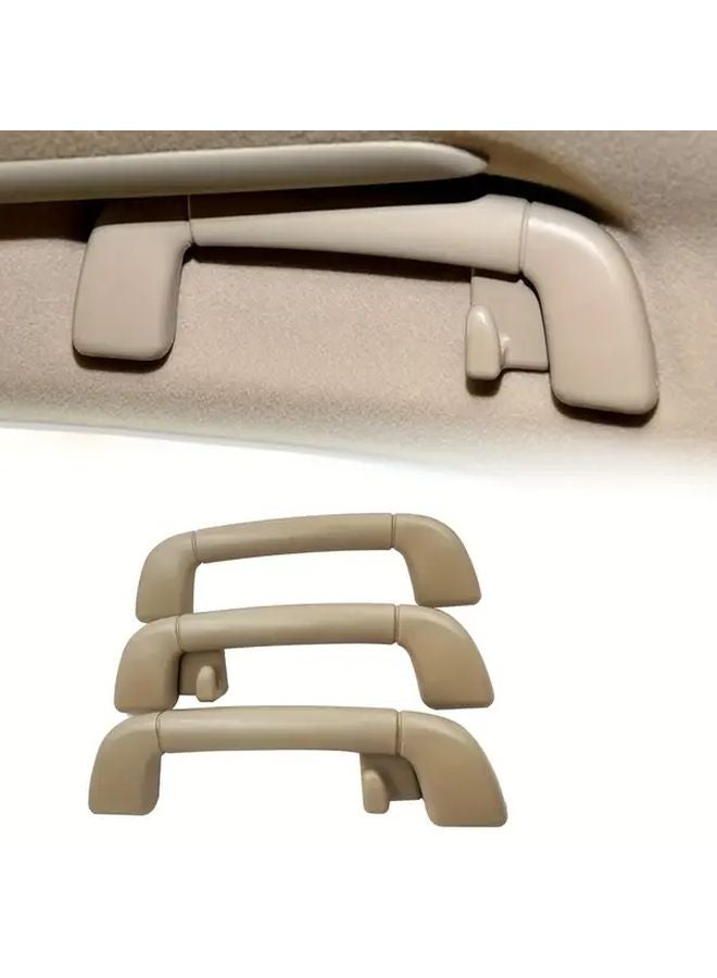 Beige Rear Left Roof Pull Handle ABS Ceiling Safety Armrest For Toyota Camry Prado - Image 3