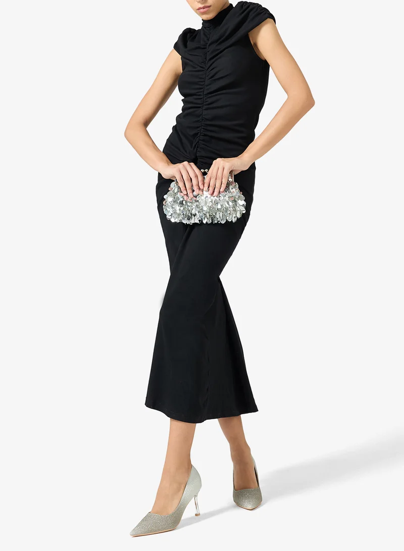 Ginger High Heeled Glitter Pump
