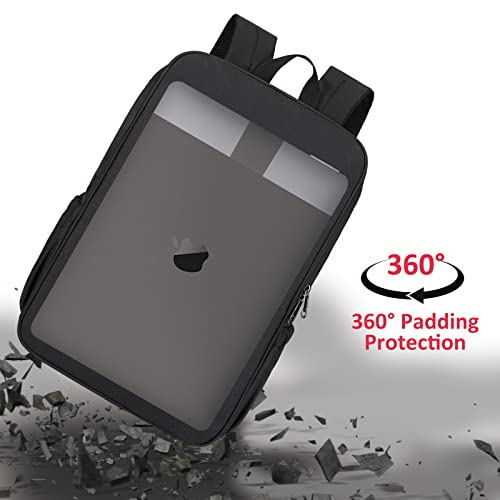 MAXTOP Travel Laptop Backpack with USB Charging Port Anti-Theft[Water Resistant] College Bookbag Fits 18.4 Inch Laptop - Image 5
