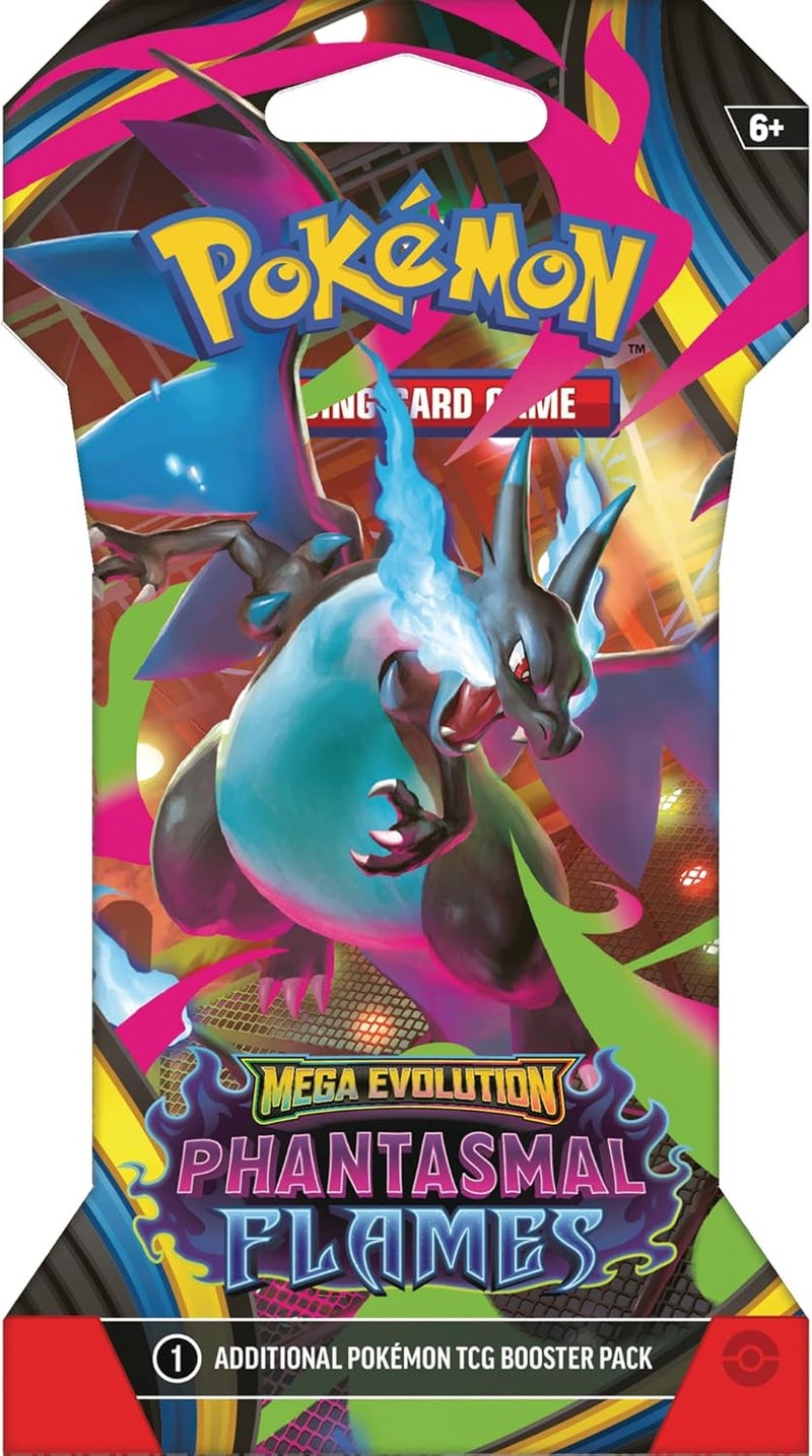 Pokemon TCG: Mega Evolution Phantasmal Flames Sleeved Booster Pack - 10 Cards - Image 2