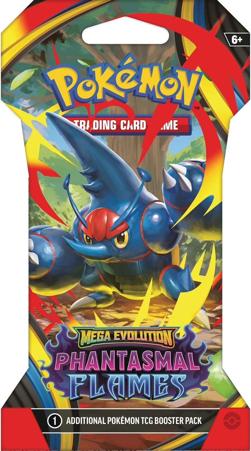 Pokemon TCG: Mega Evolution Phantasmal Flames Sleeved Booster Pack - 10 Cards - Image 3